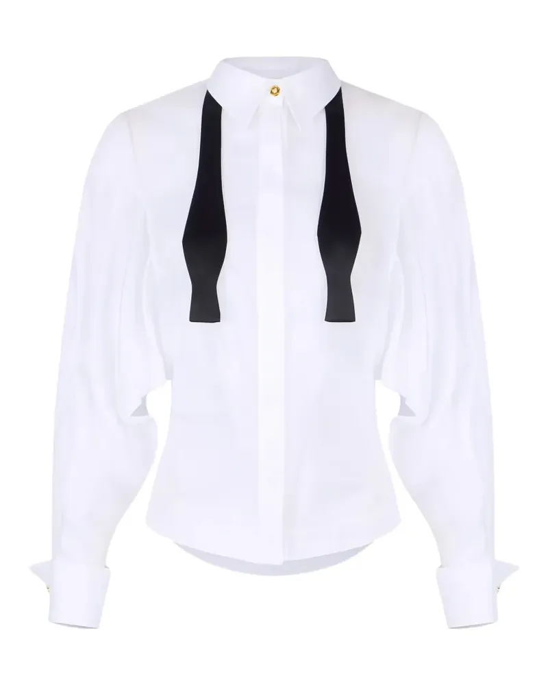 Elisabetta Franchi Klassisches Hemd - Weiß Weiß