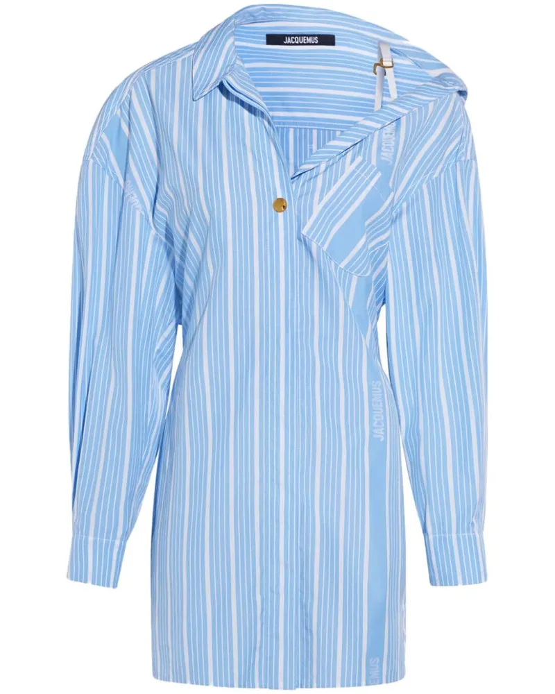 Jacquemus Gestreiftes Kleid - Blau Blau