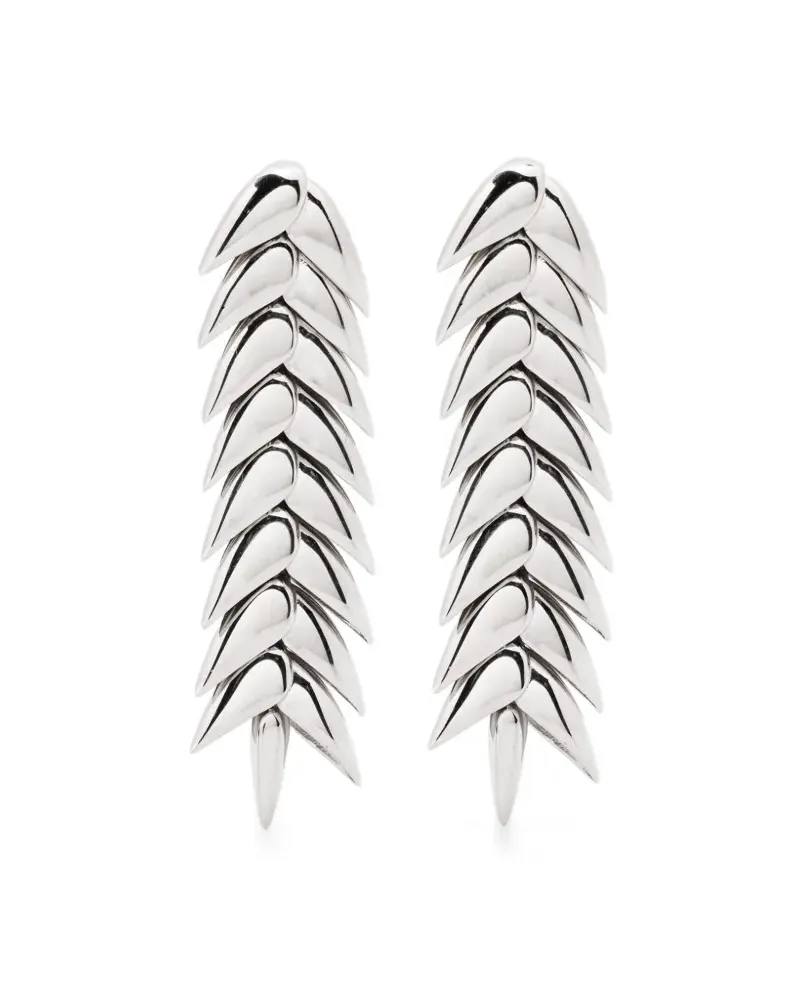 BEVZA Spikelet Ohrringe - Silber Silber