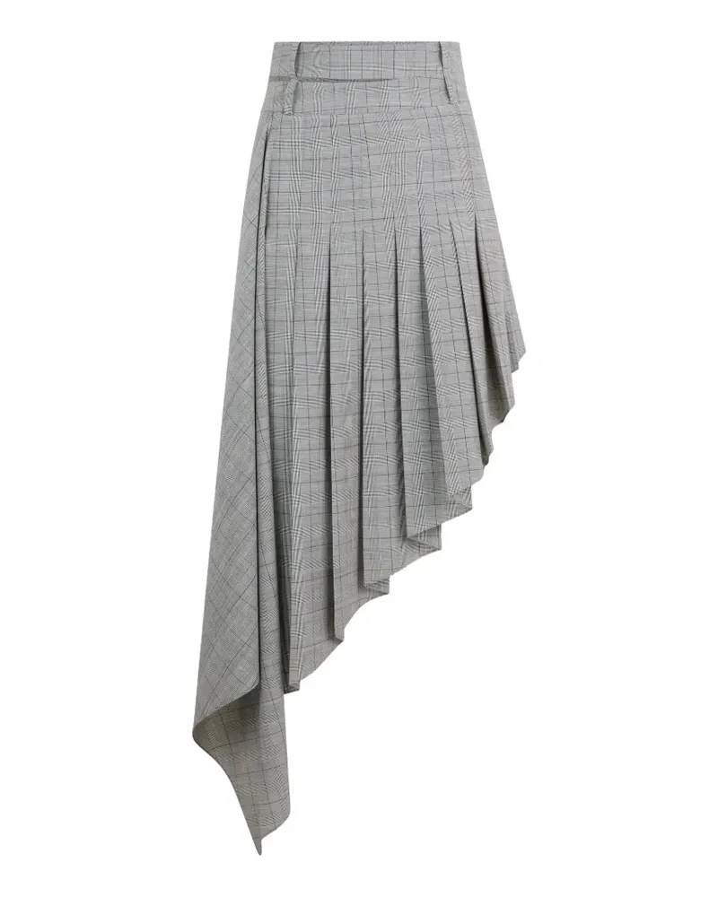 Monse Asymmetrischer Faltenrock - Grau Grau