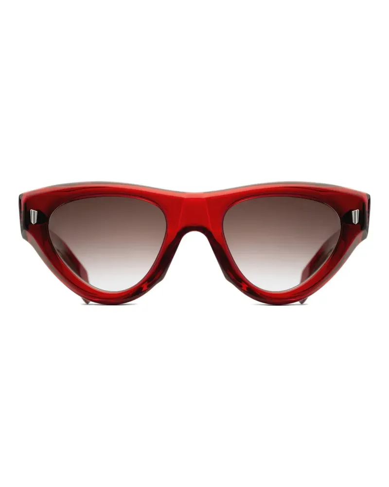 Cutler and Gross Sonnenbrille mit Cat-Eye-Gestell - Rot Rot
