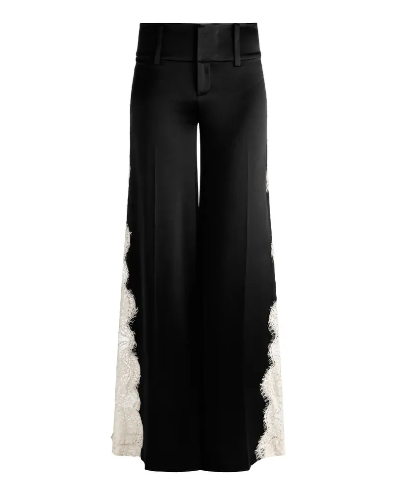 Alice + Olivia Olivia Hose mit Blumenprint - Schwarz Schwarz