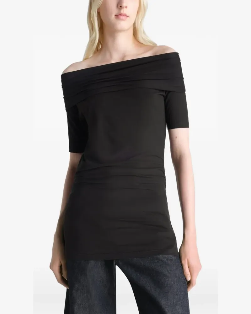 Christophe Lemaire Klassisches T-Shirt - Schwarz Schwarz