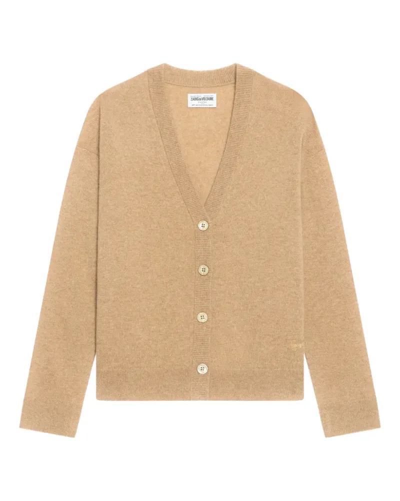 Zadig & Voltaire Mirkaz Cardigan aus Kaschmir - Nude Nude