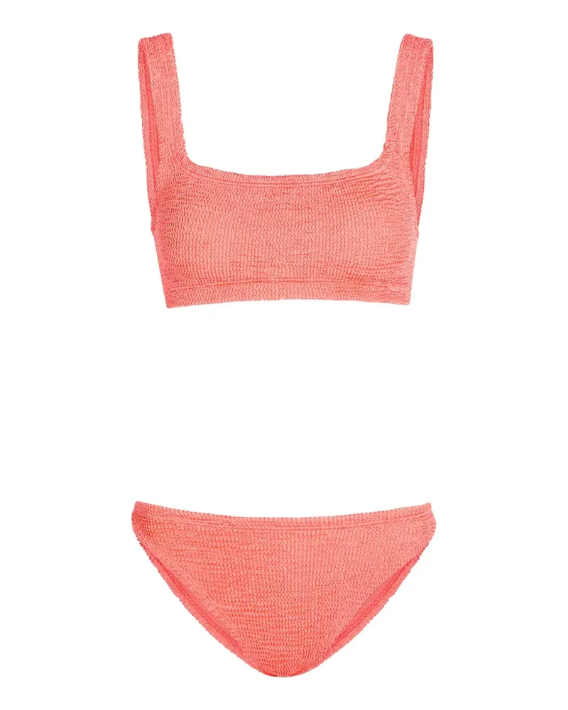 Hunza G Xandra crinkle-effect bikini - Orange Orange