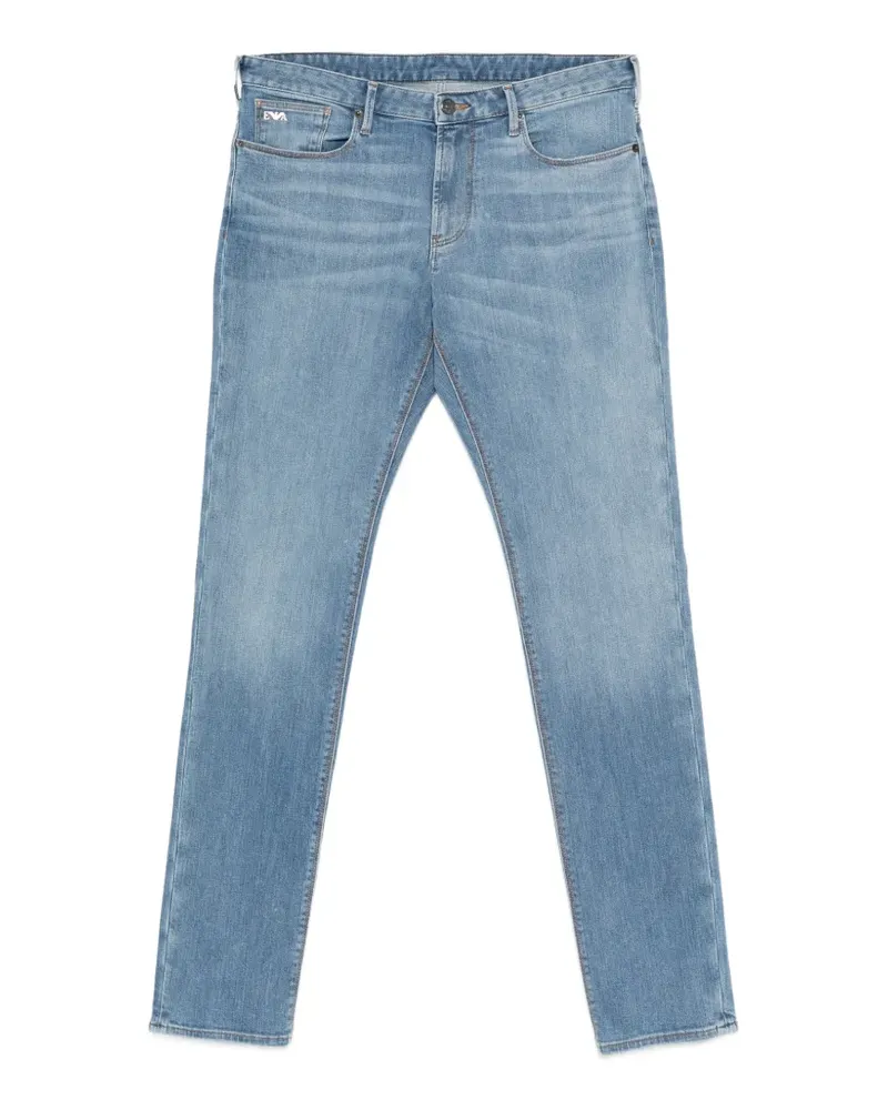 Emporio Armani Jeans mit Gürtelschlaufen - Blau Blau