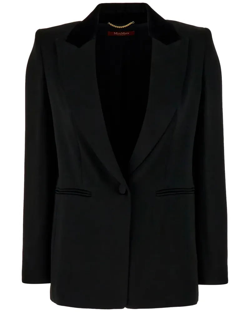 Max Mara Anselmo Blazer - Schwarz Schwarz
