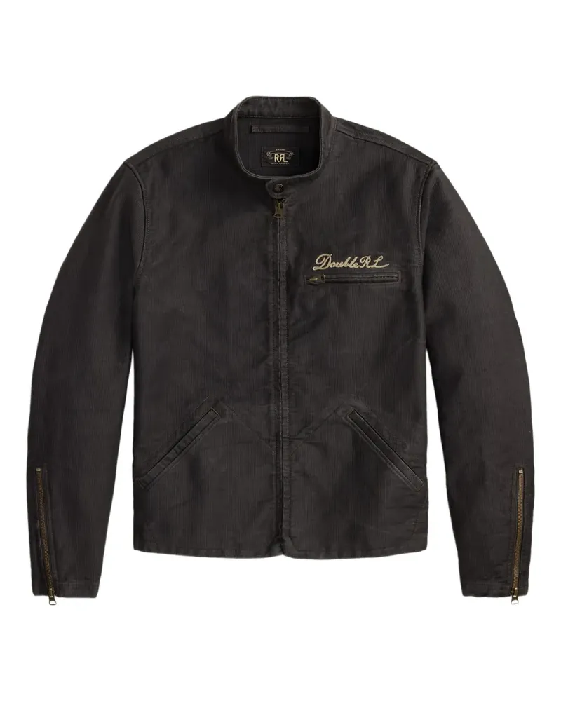 Ralph Lauren Jacke mit Nummern-Applikation - Schwarz Schwarz