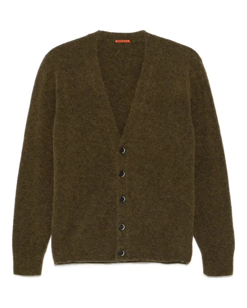 BARENA Cardigan mit V-Ausschnitt - Grün Grün