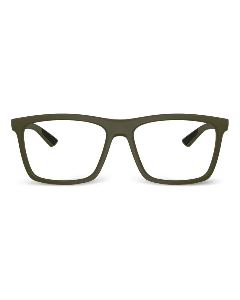 Prada Brille mit eckigem Gestell - Grün Grün