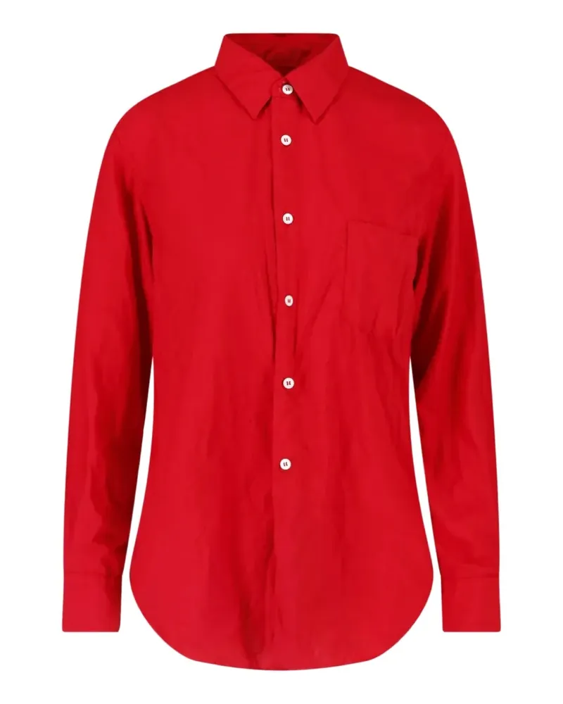 Comme des Garçons pleated-back shirt - Rot Rot