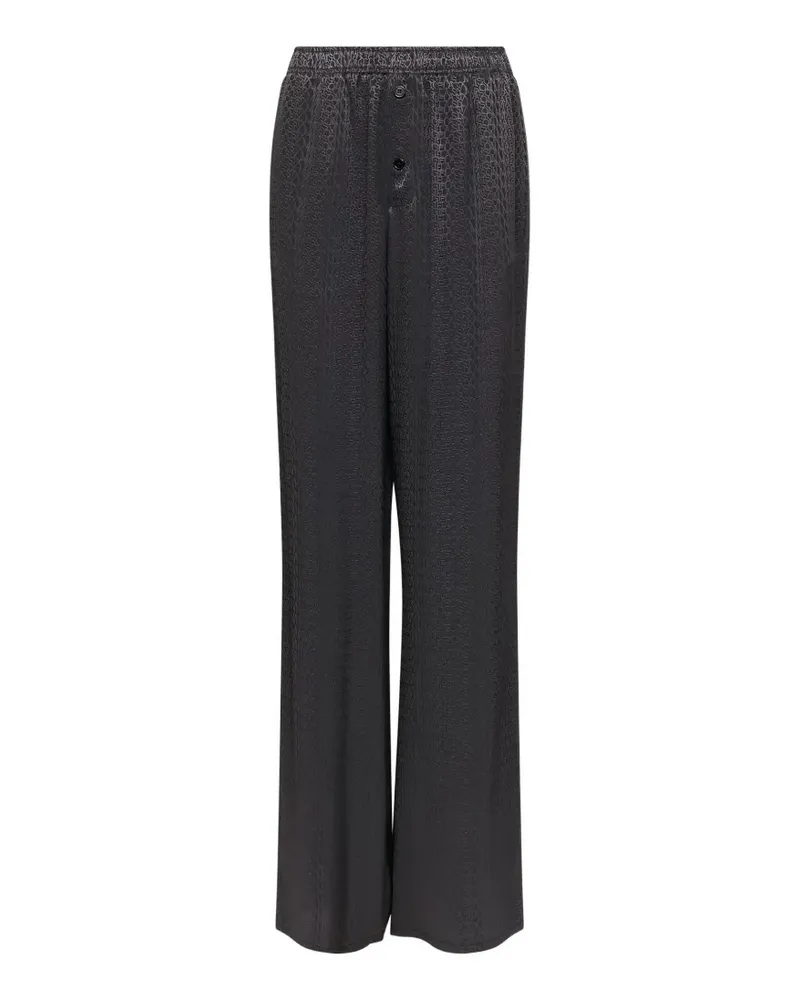 Maison Margiela viscose blend jacquard trousers - Grau Grau