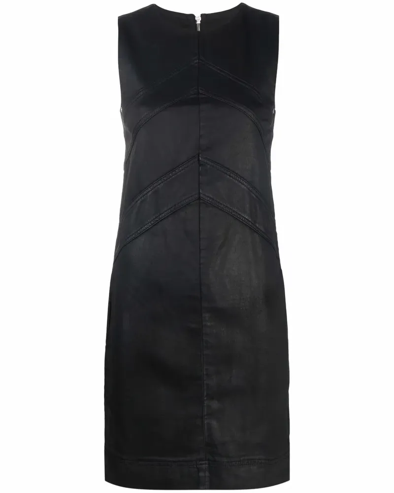 Diesel Ärmelloses Minikleid - Schwarz Schwarz