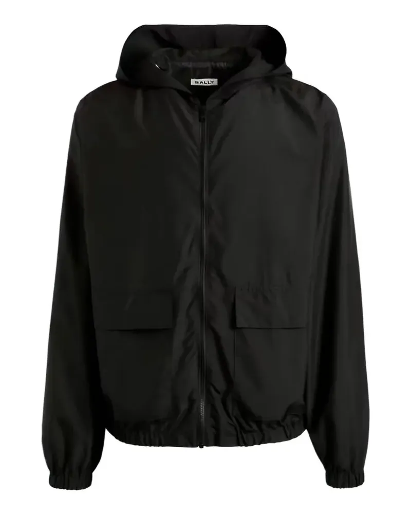 Bally hooded flap-pocket jacket - Schwarz Schwarz