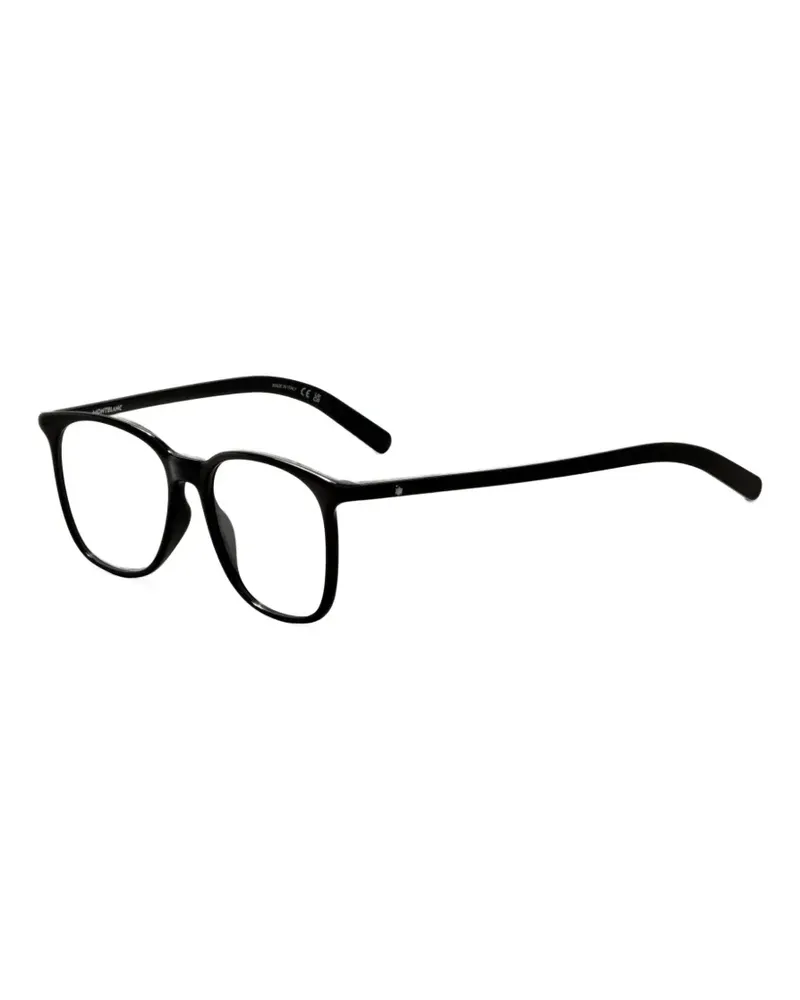 Montblanc Brille mit eckigem Gestell - Schwarz Schwarz