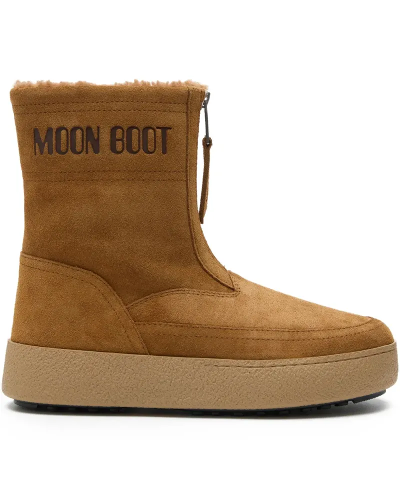 Moon Boot Stiefel aus Wildleder 65mm - Braun Braun