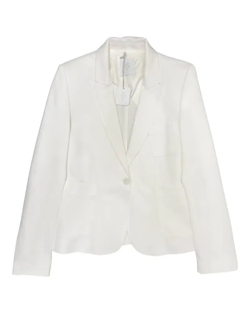 Eleventy single-button tailored jacket - Weiß Weiß