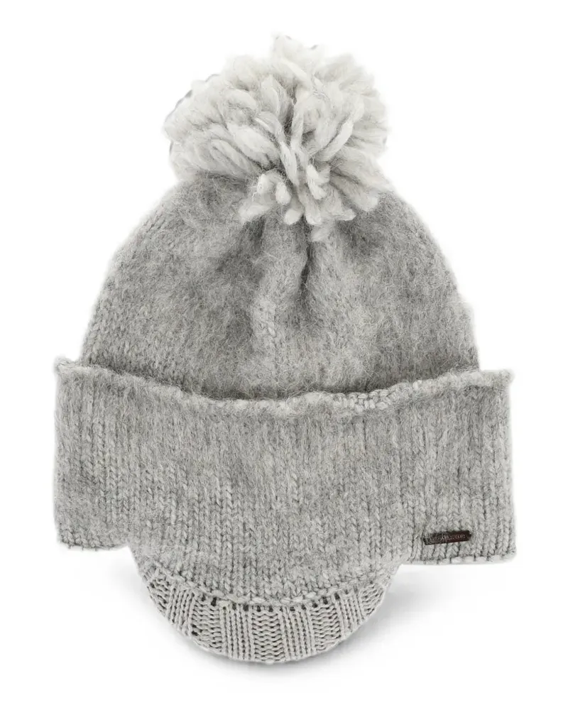 Dsquared2 pom-pom beanie hat - Grau Grau