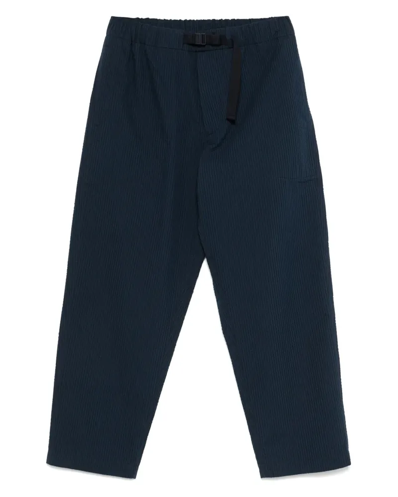 Moncler Hose aus Seersucker - Blau Blau