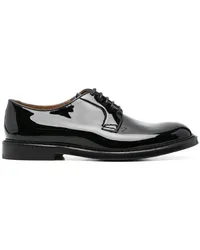 Doucal´s Derby-Schuhe aus Lackleder Schwarz