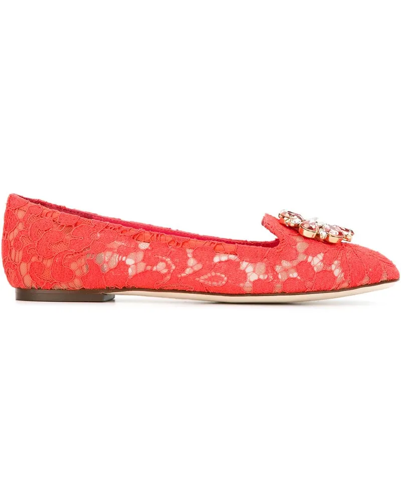 Dolce & Gabbana Vally' Slipper - Rot Rot