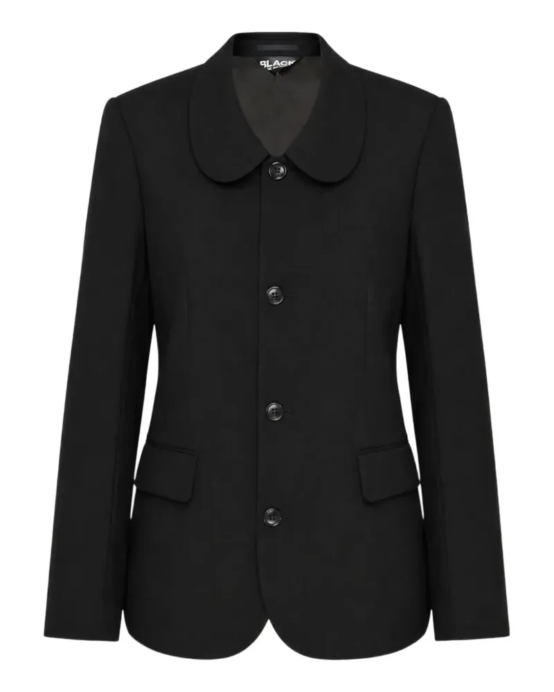 Comme des Garçons Tropical Peter Pan collar blazer - Schwarz Schwarz