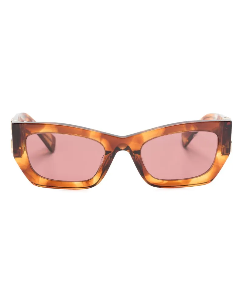 Miu Miu Eckige Glimpse Sonnenbrille - Braun Braun