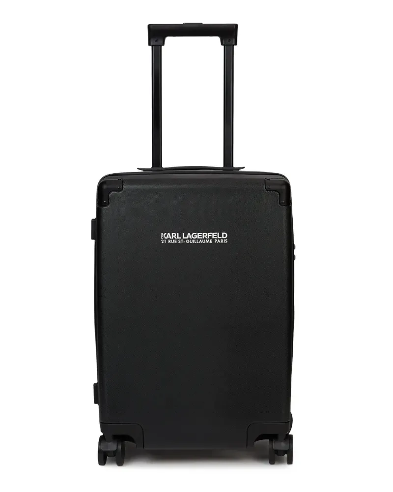 Karl Lagerfeld Rue St-Guillaume cabin suitcase - Schwarz Schwarz