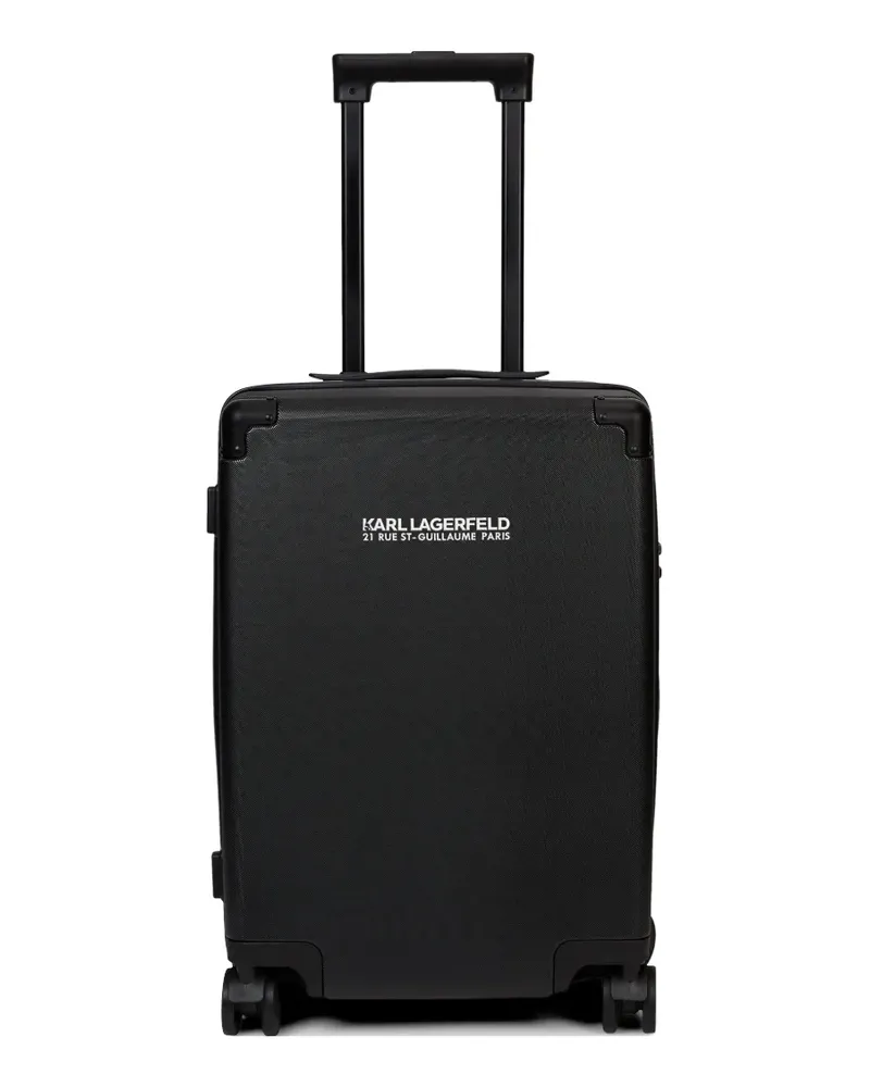 Karl Lagerfeld Rue St-Guillaume cabin suitcase - Schwarz Schwarz