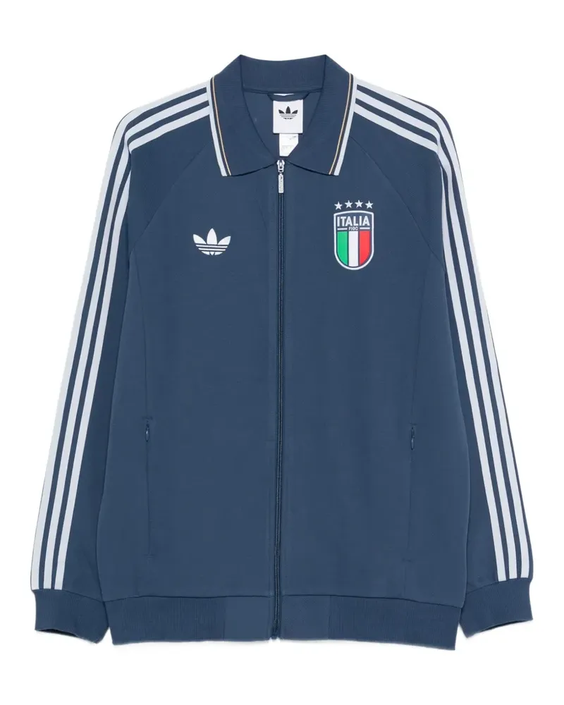 adidas x Italia Sweatshirt mit Streifendetail - Blau Blau