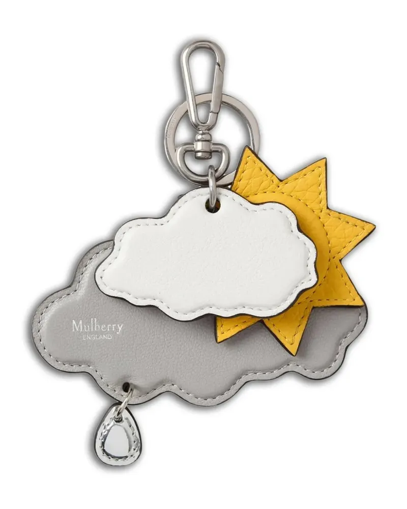 Mulberry Sun and Cloud Schlüsselanhänger - Grau Grau