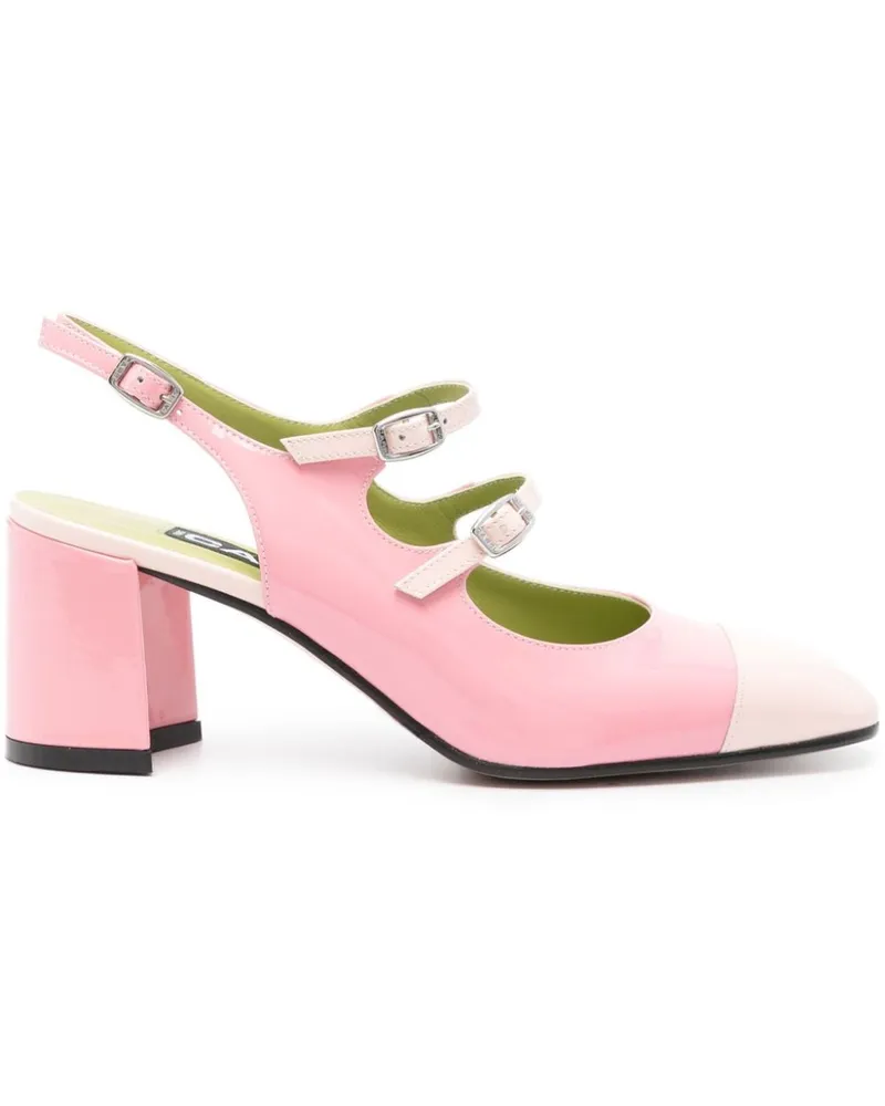 Carel Pumps aus Lackleder 60mm - Rosa Rosa