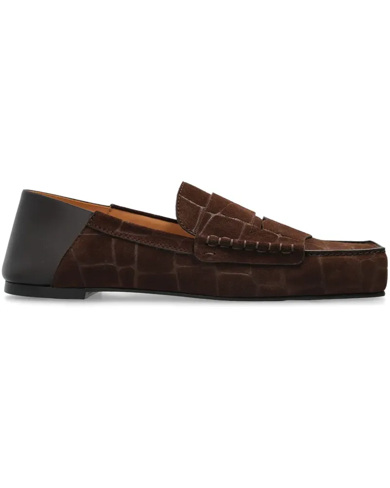 Jacquemus The Carré Loafer aus Wildleder - Braun Braun