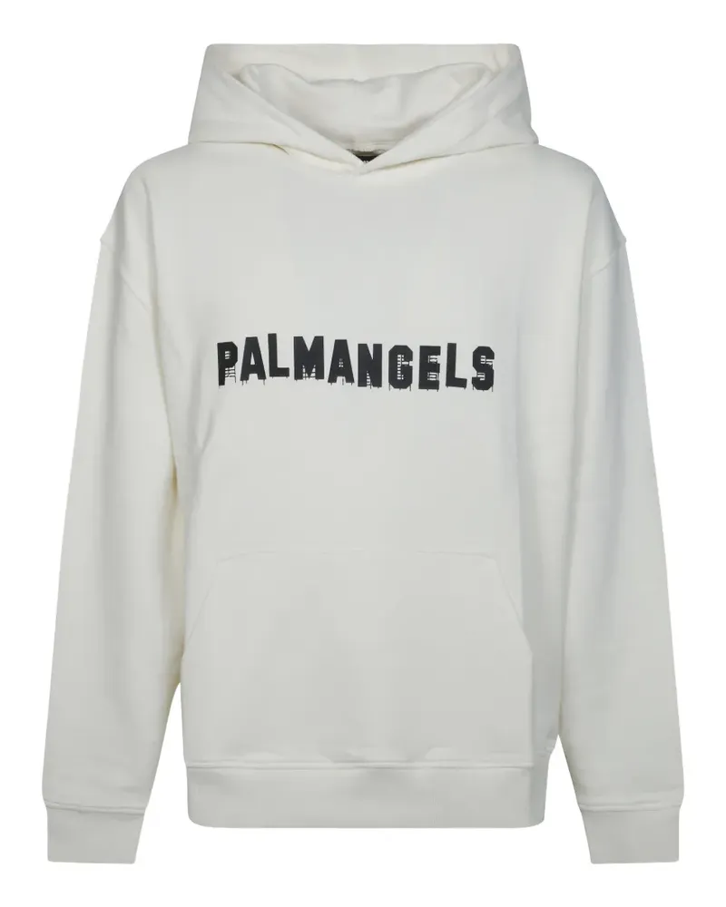 Palm Angels Palm Hills logo-print hoodie - Nude Nude
