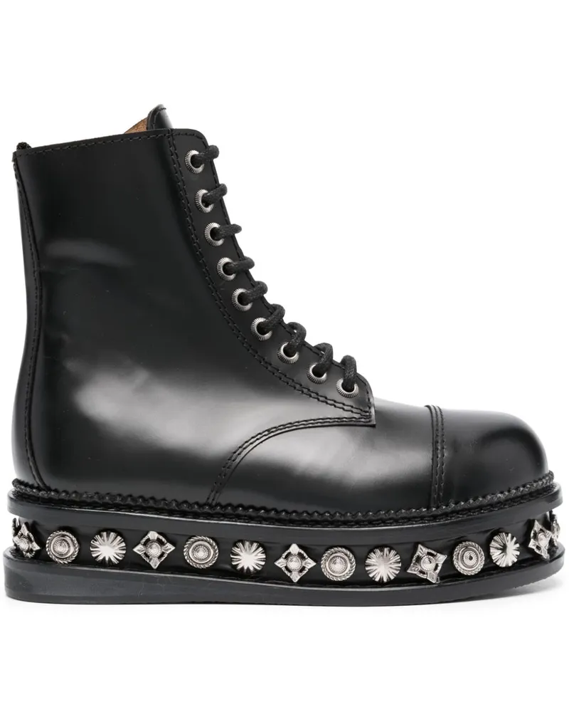 Toga Stiefel aus Leder - Schwarz Schwarz