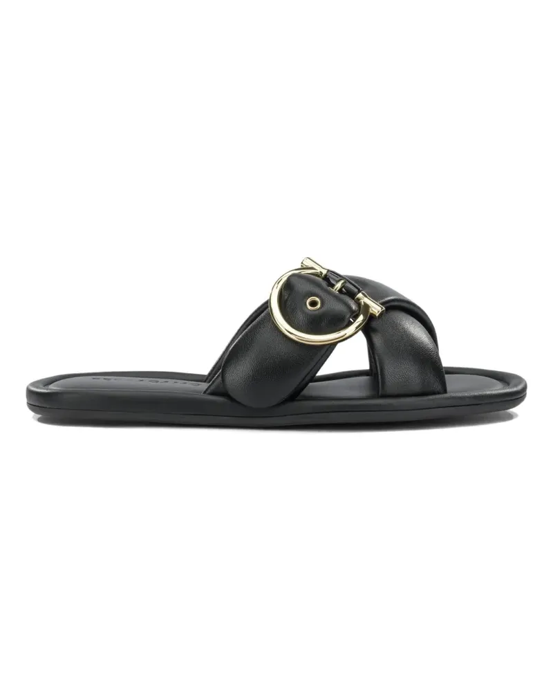 Ferragamo Gancini sandals - Schwarz Schwarz