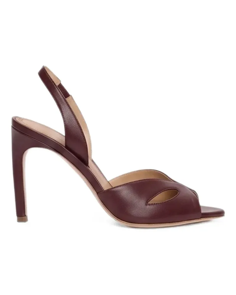 Victoria Beckham Harlow Mask heeled sandals - Rot Rot