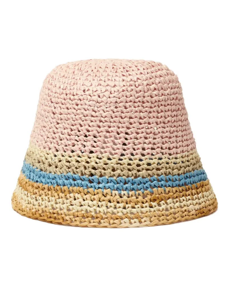 Fabiana Filippi Gestreifte Mütze - Rosa Rosa