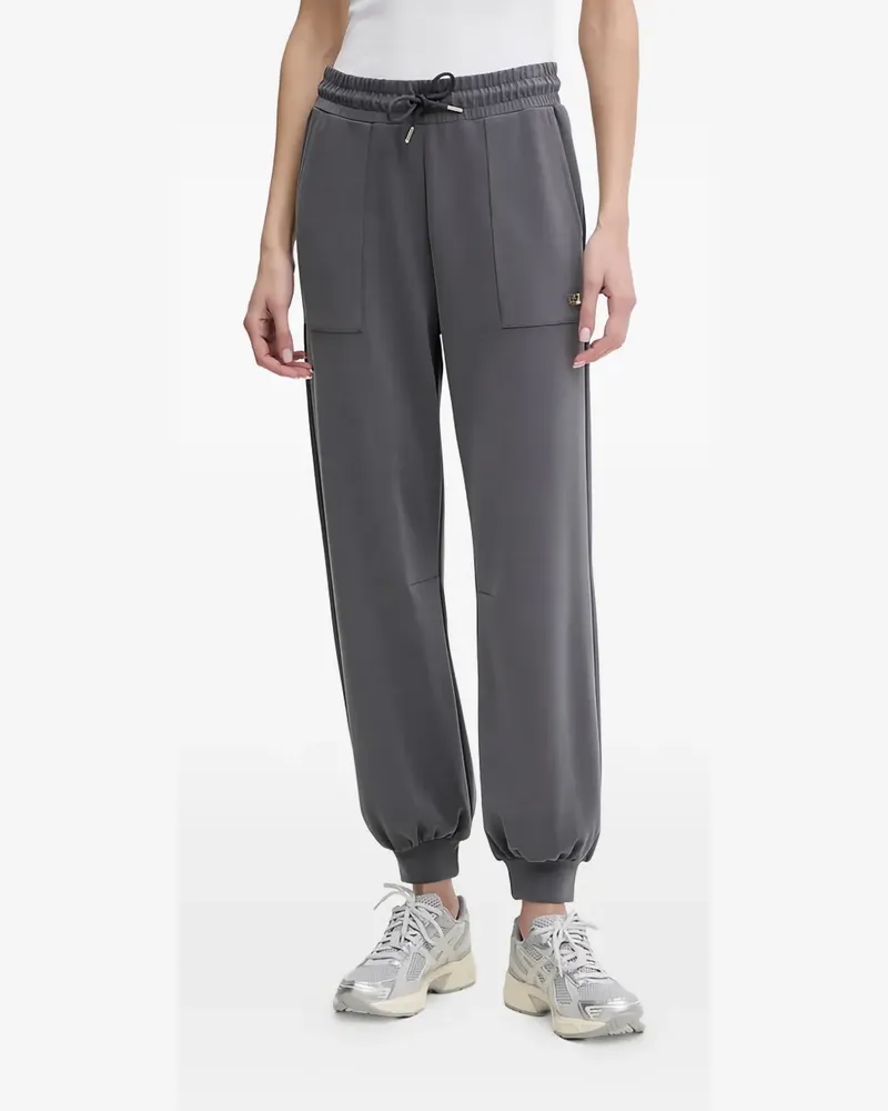 EA7 drawstring logo trousers - Grau Grau