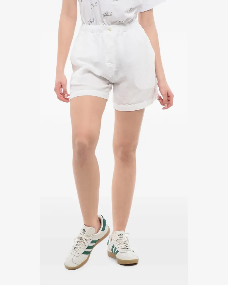Finamore 1925 Weiße Shorts Weiß