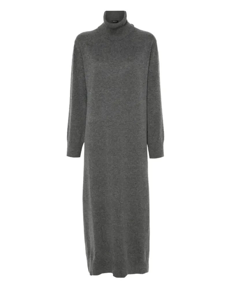 Fabiana Filippi turtle-neck jersey dress - Grau Grau