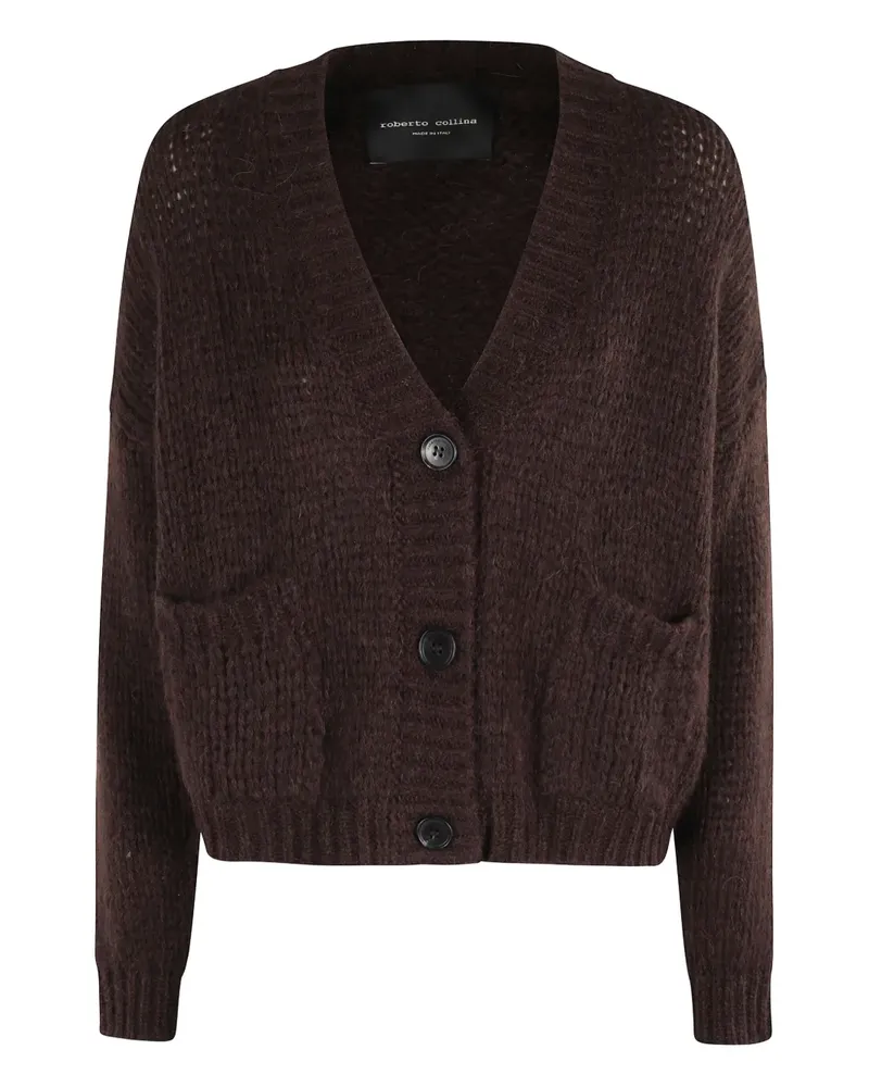 Roberto Collina Geknöpfter Cardigan - Braun Braun