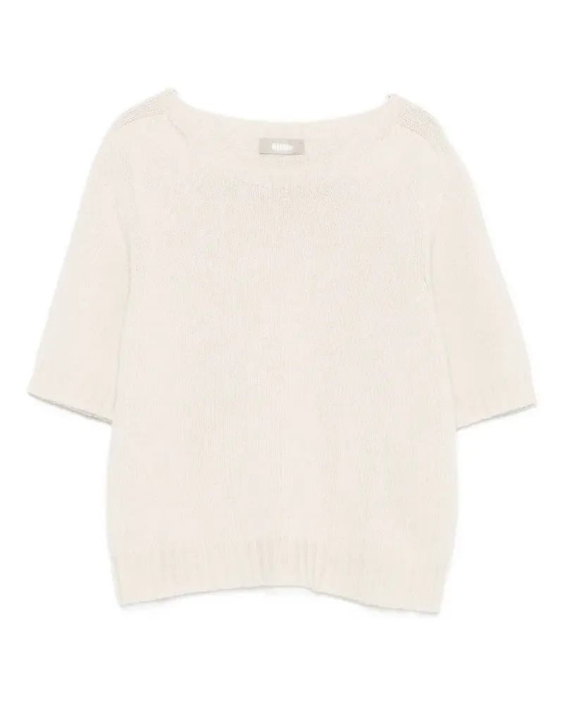 KILTIE Verbier short-sleeve sweater - Nude Nude