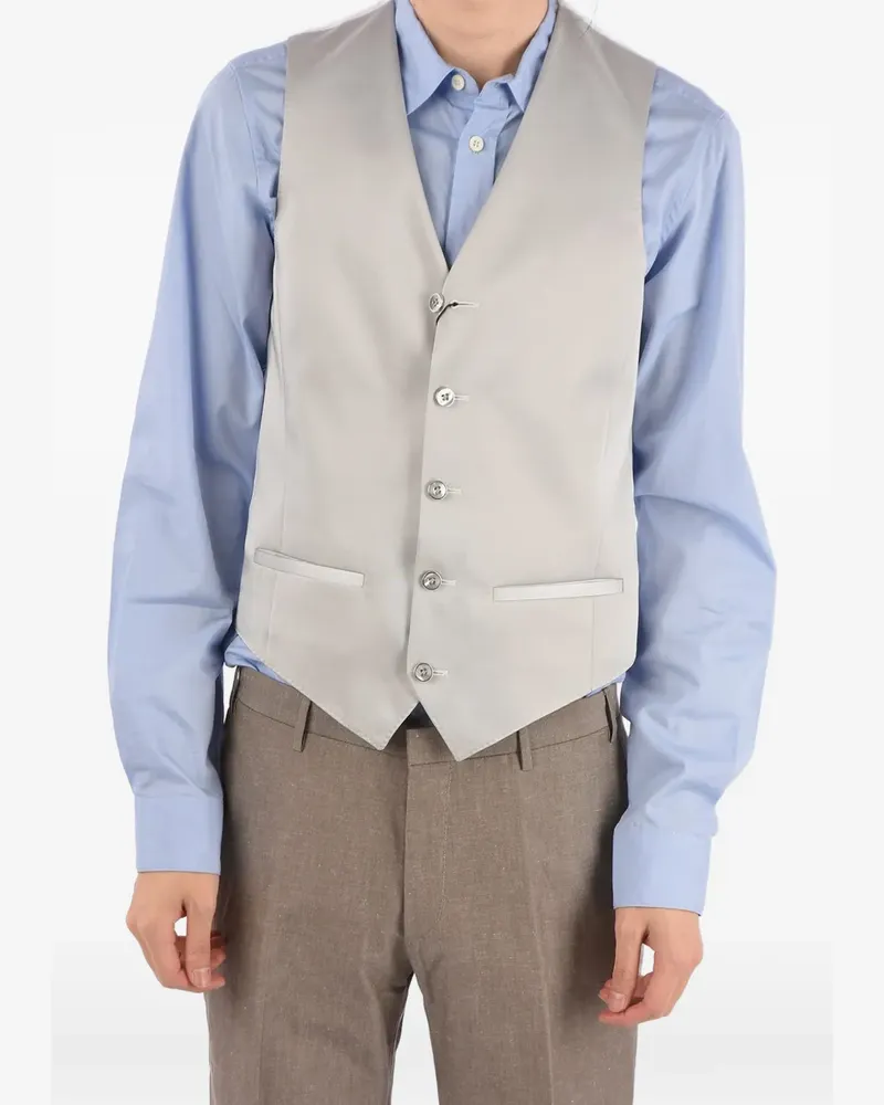 Corneliani buttoned waistcoat - Grau Grau