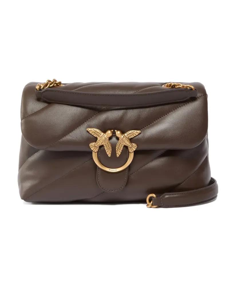 Pinko Classic Love Puff Maxi Quilt cross body bag - Braun Braun