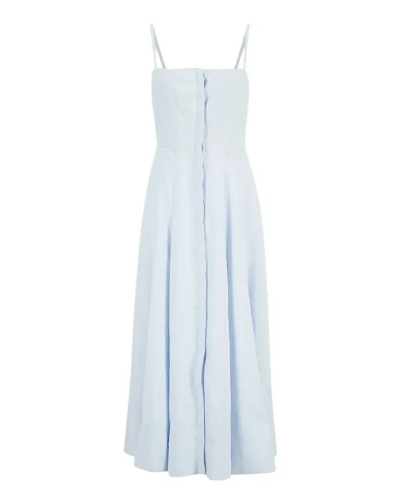 Gabriela Hearst Magritte sleeveless midi dress - Blau Blau