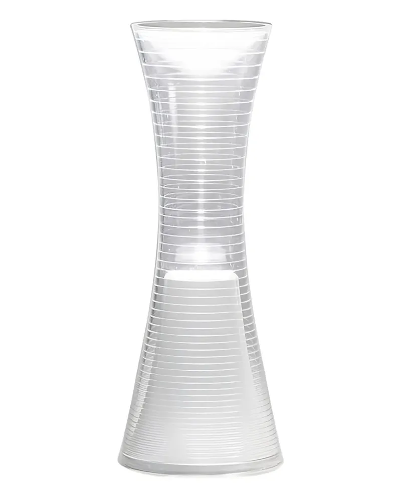 Artemide hourglass-shaped etched-glass lamp - Weiß Weiß