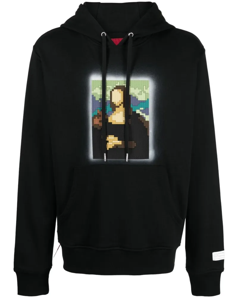 Mostly Heard Rarely Seen Hoodie mit The Most Famous Lady-Print Schwarz