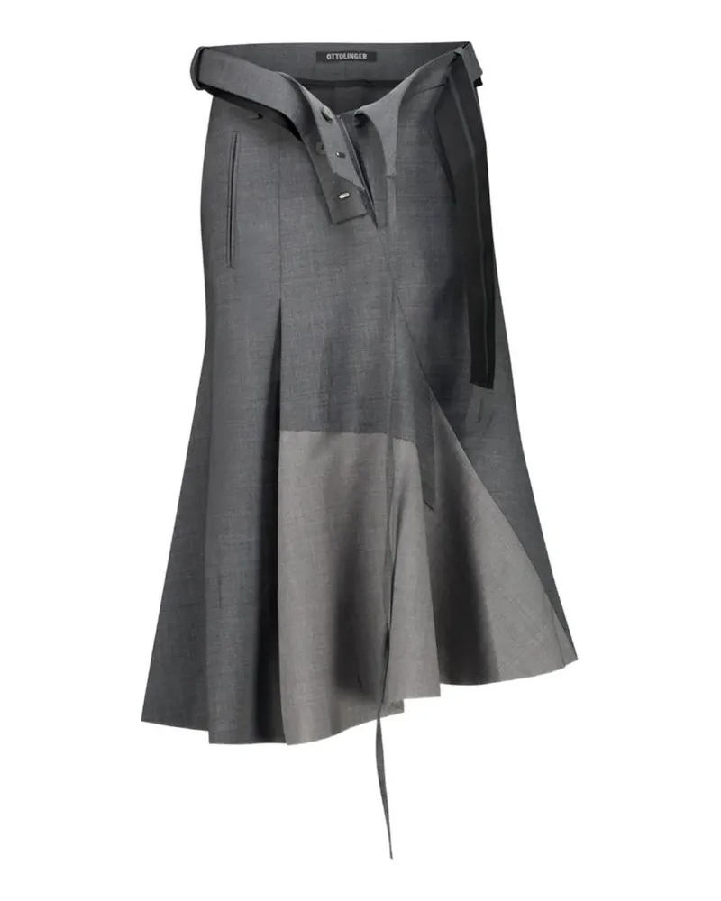 OTTOLINGER strapped asymmetric-hem skirt - Grau Grau