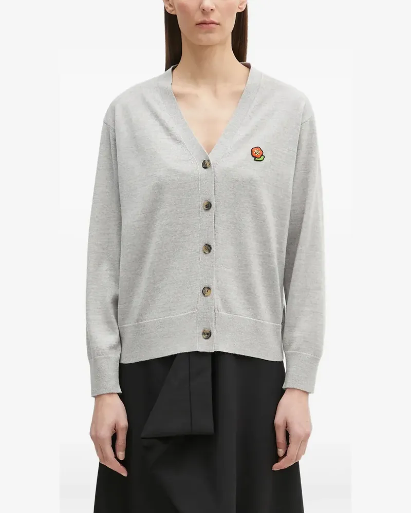 Kenzo Cardigan aus Wolle - Grau Grau